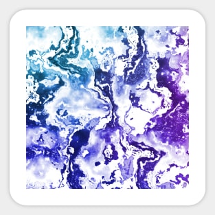 Ombre Galaxy Northern Lights Ombre Sticker
